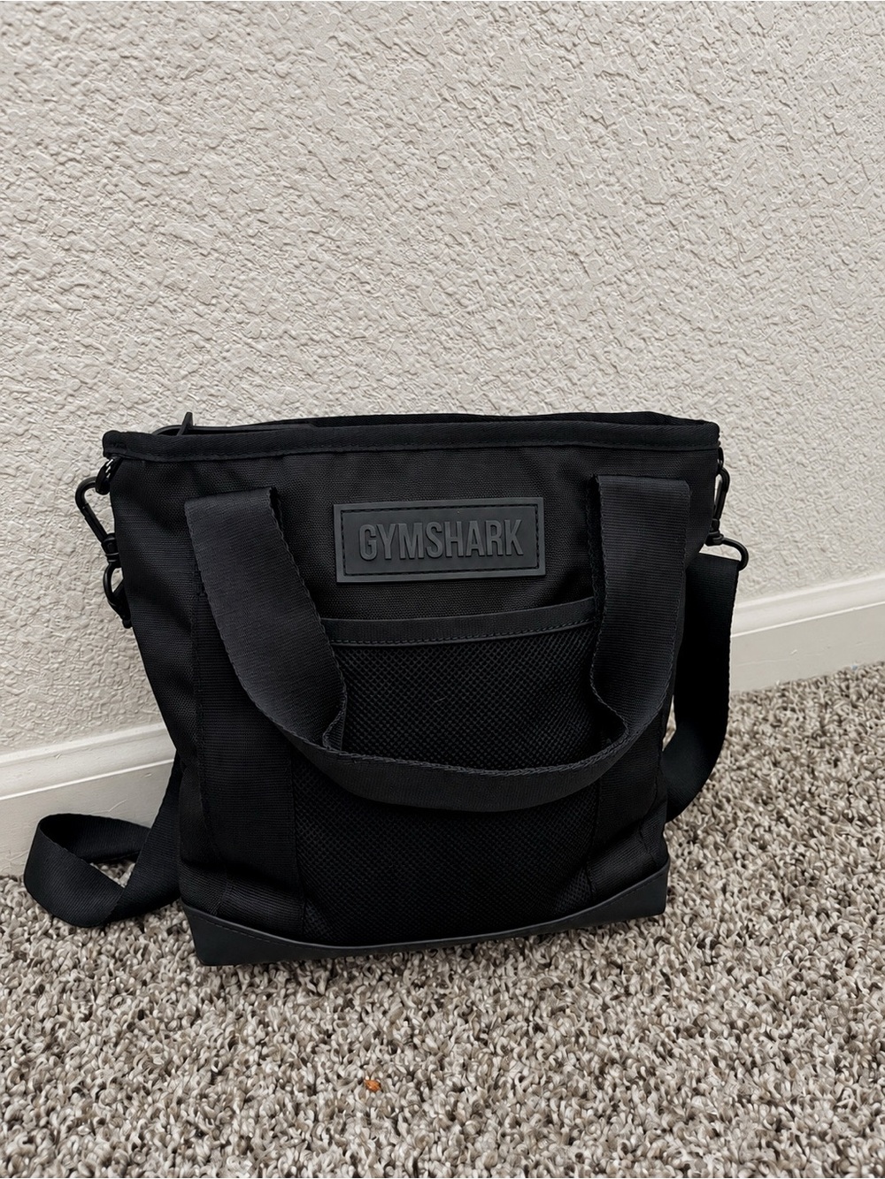 Gymshark Black Crossbody Tote Bag